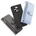 Dux Ducis Etui do iPhone 15 Dux Ducis Lawa Skórzane Portfel MagSafe Niebieskie