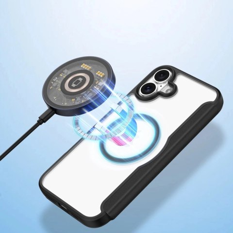 Dux Ducis Etui do iPhone 16 Dux Ducis Skin X Pro MagSafe Klapka Czarne Dux Ducis Etui do iPhone 16 Dux Ducis Skin X Pro MagSafe Klapka Czarne