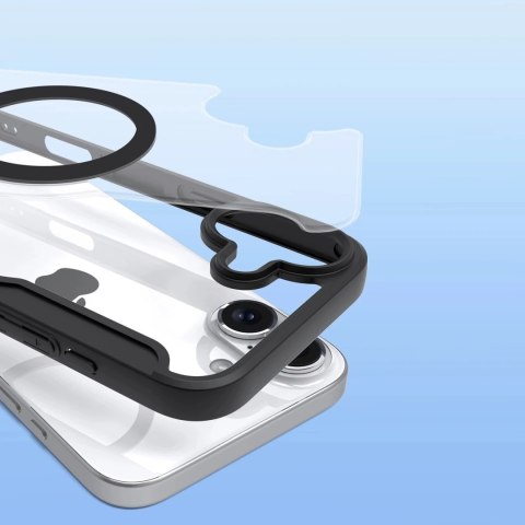 Dux Ducis Etui do iPhone 16 Dux Ducis Skin X Pro MagSafe Klapka Czarne Dux Ducis Etui do iPhone 16 Dux Ducis Skin X Pro MagSafe Klapka Czarne