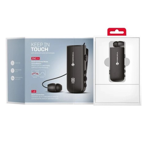 Forcell Bezprzewodowa słuchawka bluetooth 5.3 Forcell F-Audio Drive EarBud czarna Black Forcell Bezprzewodowa słuchawka bluetooth 5.3 Forcell F-Audio Drive EarBud czarna Black