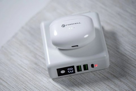 Forcell Słuchawki bezprzewodowe douszne BT 5.3 Forcell F-Audio TWS Clear Sound białe Forcell Słuchawki bezprzewodowe douszne BT 5.3 Forcell F-Audio TWS Clear Sound białe