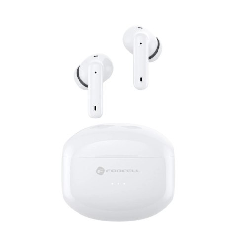 Forcell Słuchawki bezprzewodowe douszne BT 5.3 Forcell F-Audio TWS Clear Sound białe Forcell Słuchawki bezprzewodowe douszne BT 5.3 Forcell F-Audio TWS Clear Sound białe