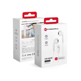 Forcell Słuchawki bezprzewodowe douszne Forcell F-Audio HR-ME25 Lightning do Apple białe