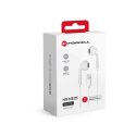 Forcell Słuchawki bezprzewodowe douszne Forcell F-Audio HR-ME25 Lightning do Apple białe