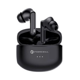 Forcell Słuchawki bezprzewodowe douszne Forcell F-Audio TWS Clear Sound czarne Black