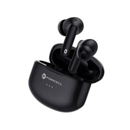 Forcell Słuchawki bezprzewodowe douszne Forcell F-Audio TWS Clear Sound czarne Black