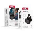 Forcell Słuchawki bezprzewodowe douszne Forcell F-Audio TWS Clear Sound czarne Black