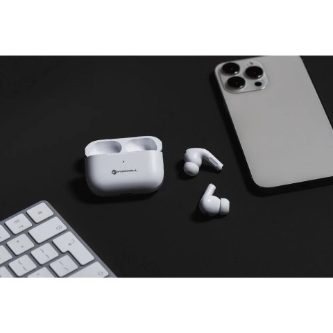Forcell Słuchawki bezprzewodowe douszne Forcell F-Audio TWS Master Pro białe White Forcell Słuchawki bezprzewodowe douszne Forcell F-Audio TWS Master Pro białe White