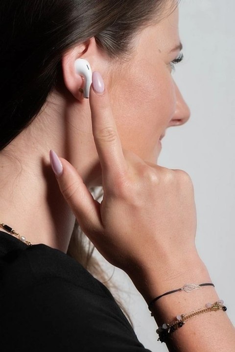 Forcell Słuchawki bezprzewodowe douszne Forcell F-Audio TWS Master Pro białe White Forcell Słuchawki bezprzewodowe douszne Forcell F-Audio TWS Master Pro białe White