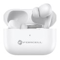 Forcell Słuchawki bezprzewodowe douszne Forcell F-Audio TWS Master Pro białe White