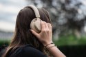Forcell Słuchawki bezprzewodowe nauszne Forcell F-Audio ANC Touch Beat beżowe