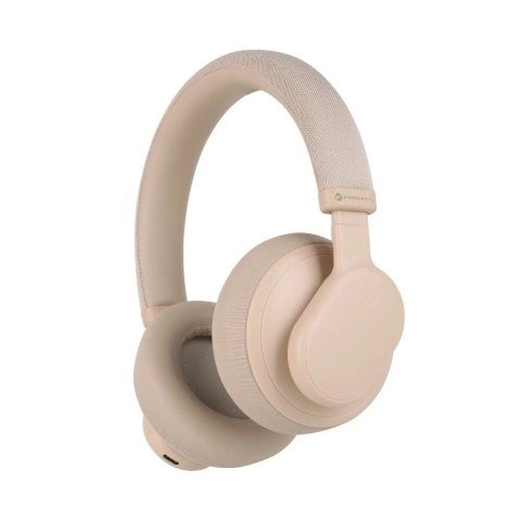 Forcell Słuchawki bezprzewodowe nauszne Forcell F-Audio ANC Touch Beat beżowe Forcell Słuchawki bezprzewodowe nauszne Forcell F-Audio ANC Touch Beat beżowe
