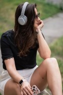 Forcell Słuchawki bezprzewodowe nauszne Forcell F-Audio ANC Touch Beat szare