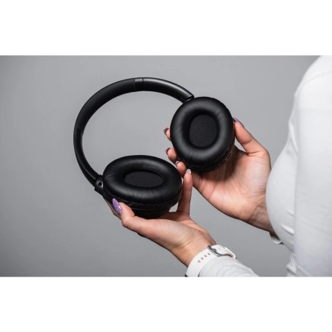 Forcell Słuchawki bezprzewodowe nauszne Forcell F-Audio Vibe ANC TUYA APP czarne Black Forcell Słuchawki bezprzewodowe nauszne Forcell F-Audio Vibe ANC TUYA APP czarne Black