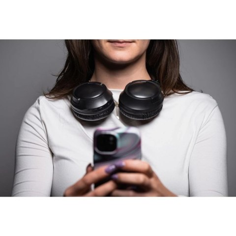 Forcell Słuchawki bezprzewodowe nauszne Forcell F-Audio Vibe ANC TUYA APP czarne Black Forcell Słuchawki bezprzewodowe nauszne Forcell F-Audio Vibe ANC TUYA APP czarne Black