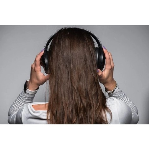 Forcell Słuchawki bezprzewodowe nauszne Forcell F-Audio Vibe ANC TUYA APP czarne Black Forcell Słuchawki bezprzewodowe nauszne Forcell F-Audio Vibe ANC TUYA APP czarne Black