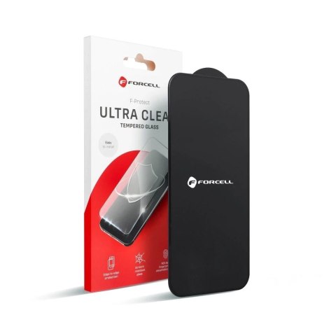 Forcell Szkło hartowane do iPhone 16 Forcell Ultra Clear Glass czarne 9H Forcell Szkło hartowane do iPhone 16 Forcell Ultra Clear Glass czarne 9H