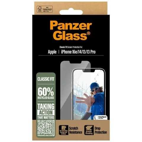 PanzerGlass Szkło hartowane do iPhone 16e PanzerGlass PG Screen Classic Fit WA PanzerGlass Szkło hartowane do iPhone 16e PanzerGlass PG Screen Classic Fit WA