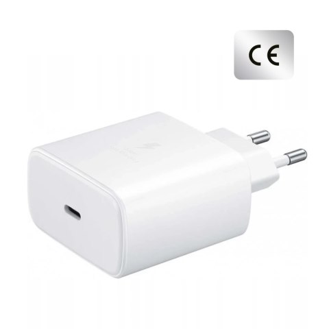 Samsung Ładowarka Sieciowa oryginalna Samsung EP-TA845 Szybkie Ładowanie Fast Charge 45W Biała Samsung Ładowarka Sieciowa oryginalna Samsung EP-TA845 Szybkie Ładowanie Fast Charge 45W Biała