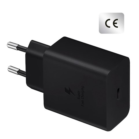 Samsung Ładowarka Sieciowa oryginalna Samsung EP-TA845 Szybkie Ładowanie Fast Charge 45W Czarna Samsung Ładowarka Sieciowa oryginalna Samsung EP-TA845 Szybkie Ładowanie Fast Charge 45W Czarna