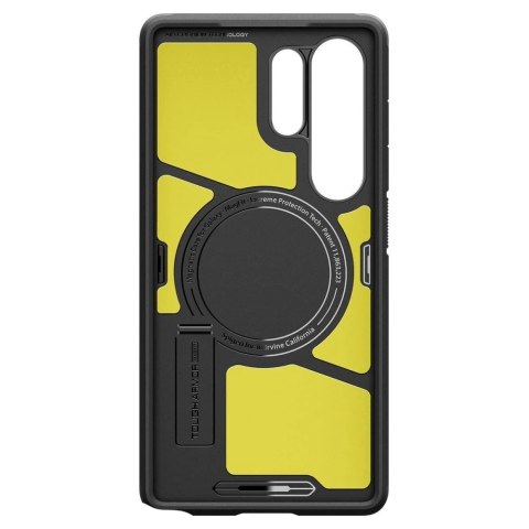 Spigen Etui ochronne do Galaxy S25 Ultra Spigen Tough Armor MagSafe Czarne Spigen Etui ochronne do Galaxy S25 Ultra Spigen Tough Armor MagSafe Czarne