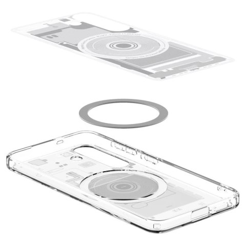 Spigen Etui ochronne do Galaxy S25 zero one white Spigen Ultra Hybrid MagSafe Spigen Etui ochronne do Galaxy S25 zero one white Spigen Ultra Hybrid MagSafe