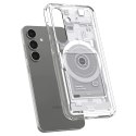 Spigen Etui ochronne do Galaxy S25 zero one white Spigen Ultra Hybrid MagSafe