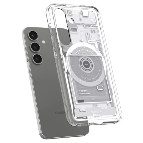 Spigen Etui ochronne do Galaxy S25 zero one white Spigen Ultra Hybrid MagSafe Spigen Etui ochronne do Galaxy S25 zero one white Spigen Ultra Hybrid MagSafe
