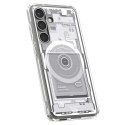Spigen Etui ochronne do Galaxy S25 zero one white Spigen Ultra Hybrid MagSafe