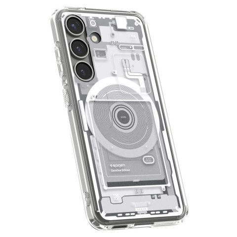Spigen Etui ochronne do Galaxy S25 zero one white Spigen Ultra Hybrid MagSafe Spigen Etui ochronne do Galaxy S25 zero one white Spigen Ultra Hybrid MagSafe