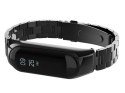 Alogy Bransoleta Alogy Stainless Steel do Xiaomi Mi Band 5 Czarna