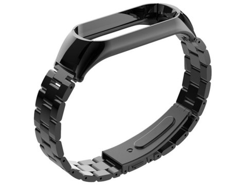 Alogy Bransoleta Alogy Stainless Steel do Xiaomi Mi Band 5 Czarna Alogy Bransoleta Alogy Stainless Steel do Xiaomi Mi Band 5 Czarna