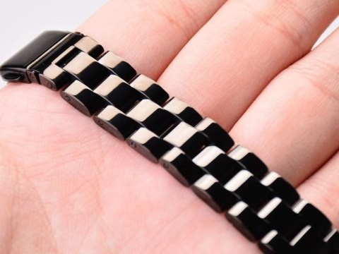 Alogy Bransoleta Alogy Stainless Steel do Xiaomi Mi Band 5 Czarna Alogy Bransoleta Alogy Stainless Steel do Xiaomi Mi Band 5 Czarna