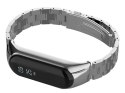 Alogy Bransoleta Alogy Stainless Steel do Xiaomi Mi Band 5 Srebrna