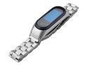 Alogy Bransoleta Alogy Stainless Steel do Xiaomi Mi Band 5 Srebrna