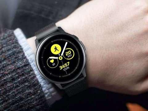 Alogy Bransoleta Milanese pasek Alogy stal nierdzewna do smartwatcha 22mm Czarna Alogy Bransoleta Milanese pasek Alogy stal nierdzewna do smartwatcha 22mm Czarna