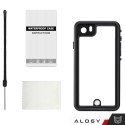 Alogy Etui wodoodporne do Apple iPhone 7/8/SE 2022/2020 360 Alogy Pancerne Armor IP68 ze smyczką Czarne