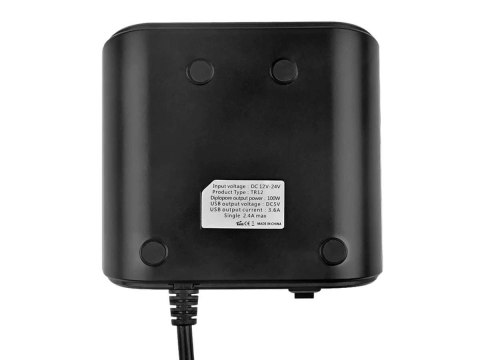 Alogy Rozdzielacz adapter samochodowy Alogy HUB do zapalniczki 12V-24V Alogy Rozdzielacz adapter samochodowy Alogy HUB do zapalniczki 12V-24V