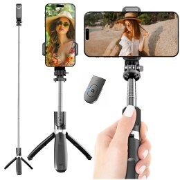 Alogy Selfie stick Alogy Tripod Uchwyt do telefonu aparatu GoPro Bluetooth