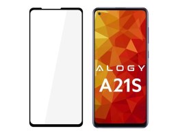Alogy Szkło Alogy Full Glue case friendly do Samsung Galaxy A21S czarne