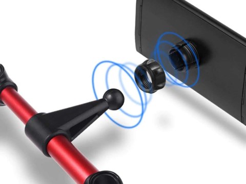 Alogy Uchwyt samochodowy na zagłówek Alogy do tabletu telefonu Czerwony Alogy Uchwyt samochodowy na zagłówek Alogy do tabletu telefonu Czerwony