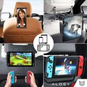 Alogy Uchwyt samochodowy na zagłówek auta samochodu na telefon tablet nintendo 4-11 cal Alogy Czarny