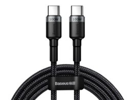 Baseus Kabel 2m Baseus Cafule USB-C Quick Charge 3.0 PD 2.0 100W 5A Szary