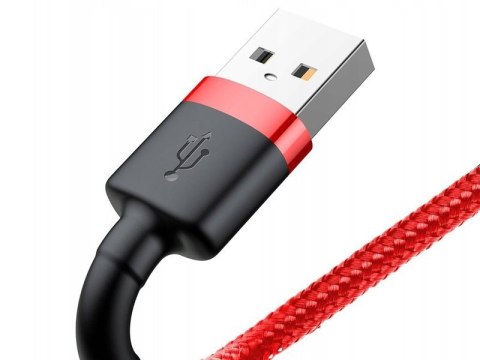 Baseus Kabel 2m Baseus Keviar USB Lightning do iPhone iPad iPod 1.5A Czerwony Baseus Kabel 2m Baseus Keviar USB Lightning do iPhone iPad iPod 1.5A Czerwony
