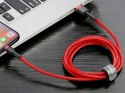 Baseus Kabel 2m Baseus Keviar USB Lightning do iPhone iPad iPod 1.5A Czerwony