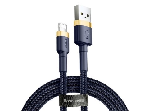 Baseus Kabel 2m Baseus Keviar USB Lightning do iPhone iPad iPod 1.5A Granatowy Baseus Kabel 2m Baseus Keviar USB Lightning do iPhone iPad iPod 1.5A Granatowy