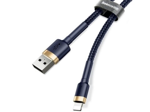 Baseus Kabel 2m Baseus Keviar USB Lightning do iPhone iPad iPod 1.5A Granatowy Baseus Kabel 2m Baseus Keviar USB Lightning do iPhone iPad iPod 1.5A Granatowy