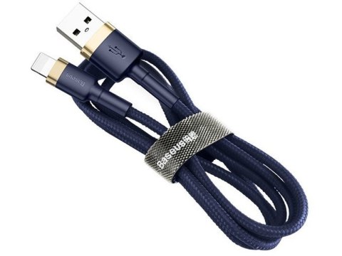 Baseus Kabel 2m Baseus Keviar USB Lightning do iPhone iPad iPod 1.5A Granatowy Baseus Kabel 2m Baseus Keviar USB Lightning do iPhone iPad iPod 1.5A Granatowy