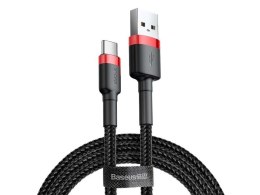 Baseus Kabel 3m Baseus Cafule USB-C Type C 2A Czarno-czerwony