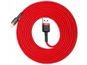 Baseus Kabel 3m Baseus Cafule USB Lightning do iPhone iPad iPod 2A Czerwony
